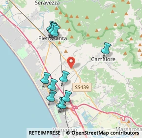 Mappa Via Giacomo Giacosa, 55040 Camaiore LU, Italia (4.09769)