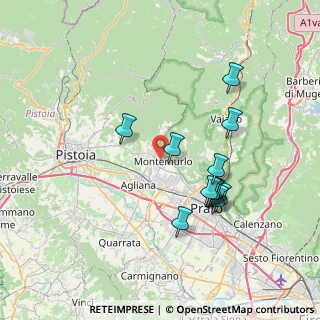 Mappa Via Alessandro Volta, 59013 Montemurlo PO, Italia (7.13667)
