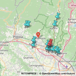 Mappa Via Alessandro Volta, 59013 Montemurlo PO, Italia (7.89467)