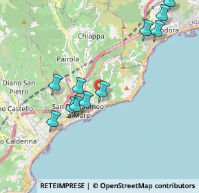 Mappa Località Poggio, 18010 Cervo IM, Italia (2.10727)