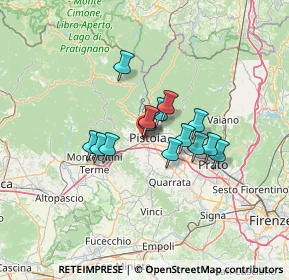 Mappa Via S.Pertini, 51100 Pistoia PT, Italia (9.25929)