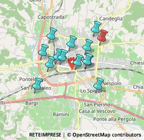 Mappa Viale Frosini Attilio, 51100 Pistoia PT, Italia (1.35857)