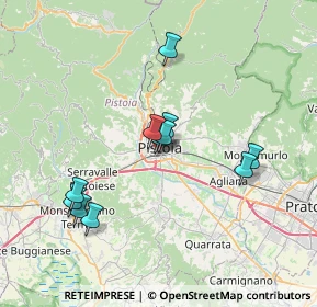 Mappa Viale Frosini Attilio, 51100 Pistoia PT, Italia (6.62545)