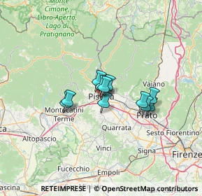 Mappa Viale Frosini Attilio, 51100 Pistoia PT, Italia (8.44364)