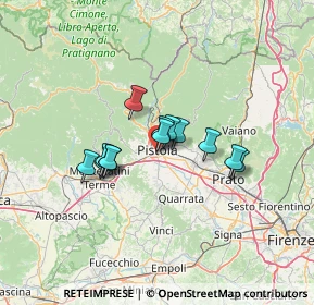 Mappa Viale Frosini Attilio, 51100 Pistoia PT, Italia (9.29846)