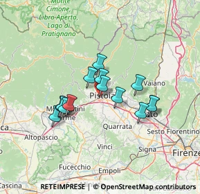Mappa Via Sandro Pertini, 51100 Pistoia PT, Italia (10.98429)