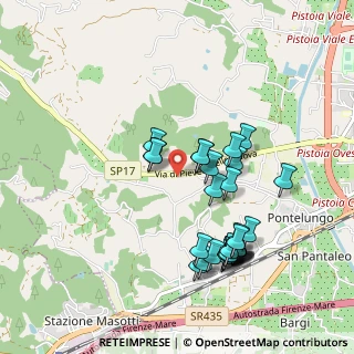 Mappa Via Di Pieve a Celle Nuova, 51100 Pistoia PT, Italia (0.98667)