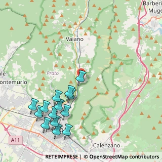 Mappa Via Bolsena, 59021 Vaiano PO, Italia (5.05)