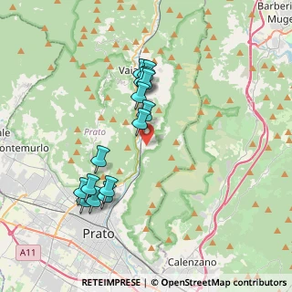 Mappa Via Bolsena, 59021 Vaiano PO, Italia (3.62067)