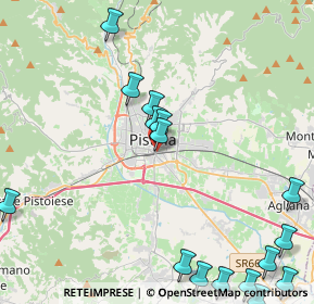 Mappa Via IV Novembre, 51100 Pistoia PT, Italia (6.26556)