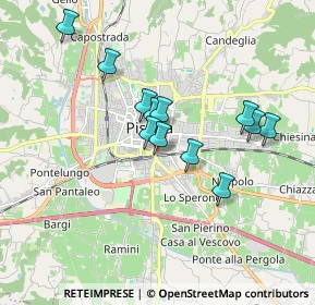 Mappa Via IV Novembre, 51100 Pistoia PT, Italia (1.53167)