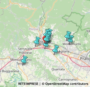 Mappa Via IV Novembre, 51100 Pistoia PT, Italia (3.92273)