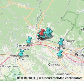 Mappa Via IV Novembre, 51100 Pistoia PT, Italia (3.44308)