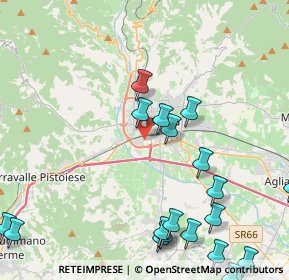 Mappa Via dell'Annona, 51100 Pistoia PT, Italia (5.905)
