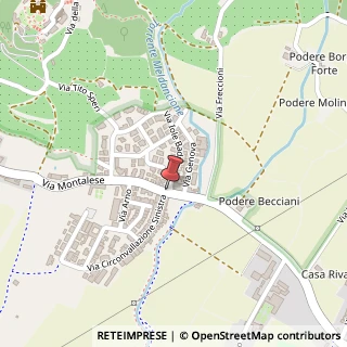 Mappa Via montalese 39, 59013 Montemurlo, Prato (Toscana)