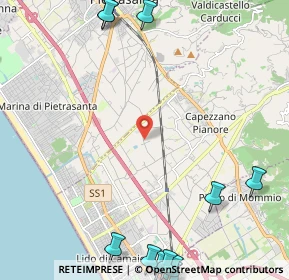 Mappa Via Giardino, 55041 Camaiore LU, Italia (3.81267)
