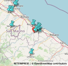 Mappa Via della Costa del Moscolo, 47833 Morciano di Romagna RN, Italia (15.47417)