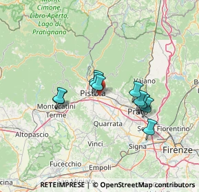 Mappa Via Bartolina, 51100 Pistoia PT, Italia (11.18182)