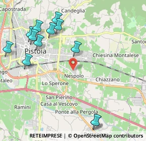 Mappa Via Bartolina, 51100 Pistoia PT, Italia (2.62833)