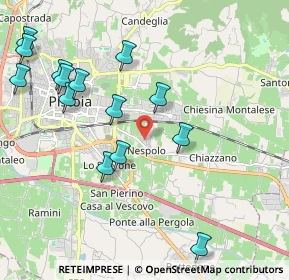 Mappa Via Bartolina, 51100 Pistoia PT, Italia (2.37)