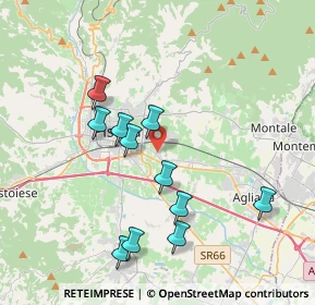 Mappa Via Bartolina, 51100 Pistoia PT, Italia (3.76)
