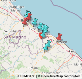 Mappa Via Ca' Bordoni, 47842 San Giovanni In Marignano RN, Italia (11.63615)