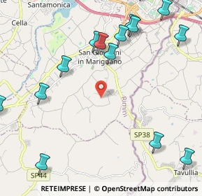 Mappa Via Ca' Bordoni, 47842 San Giovanni In Marignano RN, Italia (2.894)