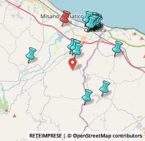 Mappa Via Ca' Bordoni, 47842 San Giovanni In Marignano RN, Italia (4.2685)