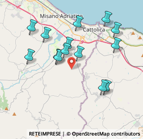 Mappa Via Ca' Bordoni, 47842 San Giovanni In Marignano RN, Italia (3.81071)