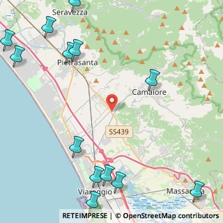Mappa SS 439 Sarzanese Valdera, 55041 Camaiore LU (6.88)