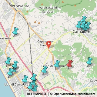 Mappa SS 439 Sarzanese Valdera, 55041 Camaiore LU (3.6015)