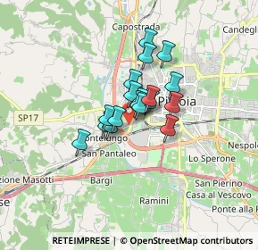 Mappa Via Santa Maria Maggiore, 51100 Pistoia PT, Italia (1.01833)