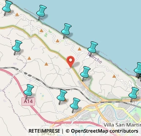 Mappa Strada del Ponte Nuovo, 61121 Pesaro PU, Italia (3.485)