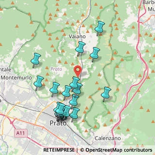Mappa Via Bologna, 59021 Vaiano PO, Italia (4.337)