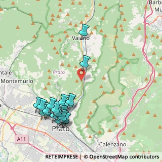 Mappa Via Bologna, 59021 Vaiano PO, Italia (4.9045)