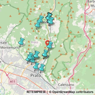 Mappa Via Bologna, 59021 Vaiano PO, Italia (4.017)