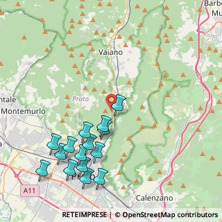 Mappa Via Bologna, 59021 Vaiano PO, Italia (4.86667)