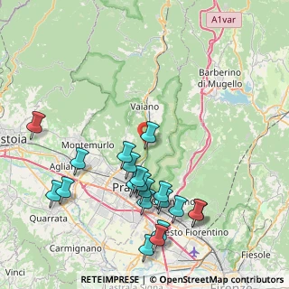 Mappa Via Bologna, 59021 Vaiano PO, Italia (9.3645)