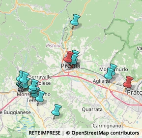 Mappa Via Monfalcone, 51100 Pistoia PT, Italia (9.26)