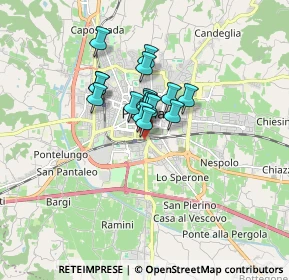 Mappa Via Monfalcone, 51100 Pistoia PT, Italia (1.0425)