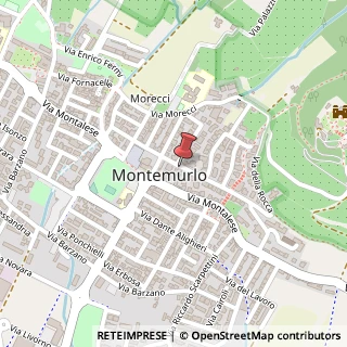 Mappa Via Fratelli Cervi, 18, 59013 Montemurlo, Prato (Toscana)