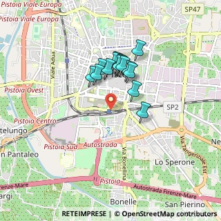 Mappa Piazza Dante Alighieri, 51100 Pistoia PT, Italia (0.67467)