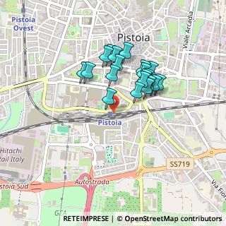 Mappa Piazza Dante Alighieri, 51100 Pistoia PT, Italia (0.365)