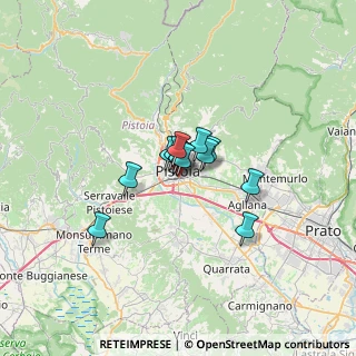 Mappa Via Cesare Battisti, 51100 Pistoia PT, Italia (3.45)