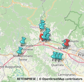 Mappa Via dei Gonfiantini, 51100 Pistoia PT, Italia (6.00692)