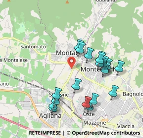 Mappa Via Francesco Datini, 51037 Montale PT, Italia (1.9255)