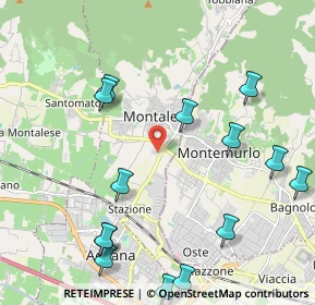 Mappa Via Francesco Datini, 51037 Montale PT, Italia (2.635)