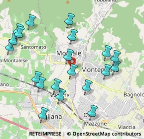 Mappa Via Francesco Datini, 51037 Montale PT, Italia (2.334)