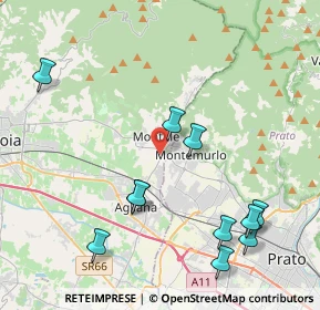 Mappa Via Francesco Datini, 51037 Montale PT, Italia (4.81091)