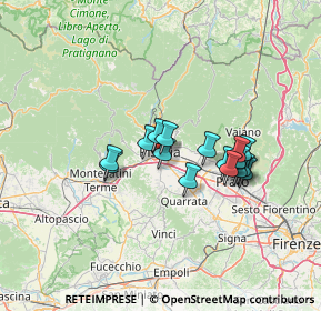 Mappa Via Gorizia, 51100 Pistoia PT, Italia (10.79688)